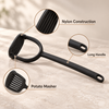 Tescoma Spaceline Nylon Potato Masher feature infographic