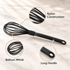Tescoma Spaceline Nylon Balloon Whisk feature infographic