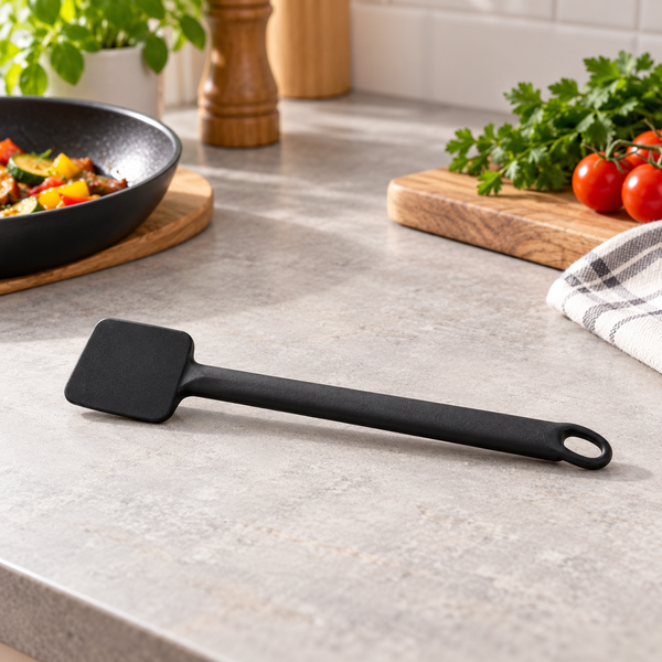 Tescoma Spaceline Nylon Silicone Spatula in a premium lifestyle setting