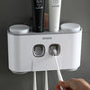Wall Mounted Ecoco Toothpaste Dispenser and Toothbrush Holder – Automatic Bathroom Organizer Set