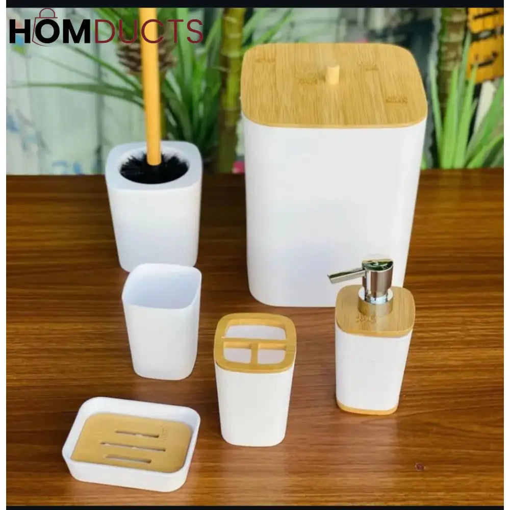 6pcs Bathroom Accessory Set