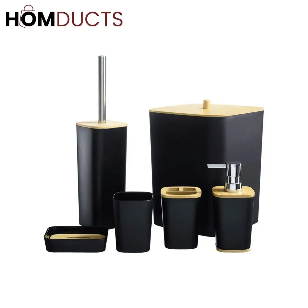 6pcs Bathroom Accessory Set