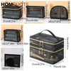 6Pcs Clear Mesh Travel Bag Set