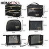 6Pcs Clear Mesh Travel Bag Set