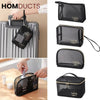 6Pcs Clear Mesh Travel Bag Set