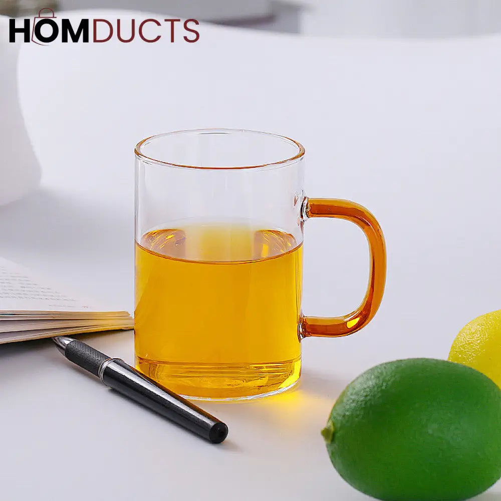 6Pcs Heat Resistant Borosilicate Glass Mug Set