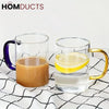 6Pcs Heat Resistant Borosilicate Glass Mug Set