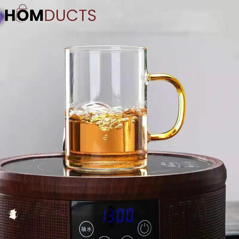 6Pcs Heat Resistant Borosilicate Glass Mug Set