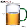 6Pcs Heat Resistant Borosilicate Glass Mug Set