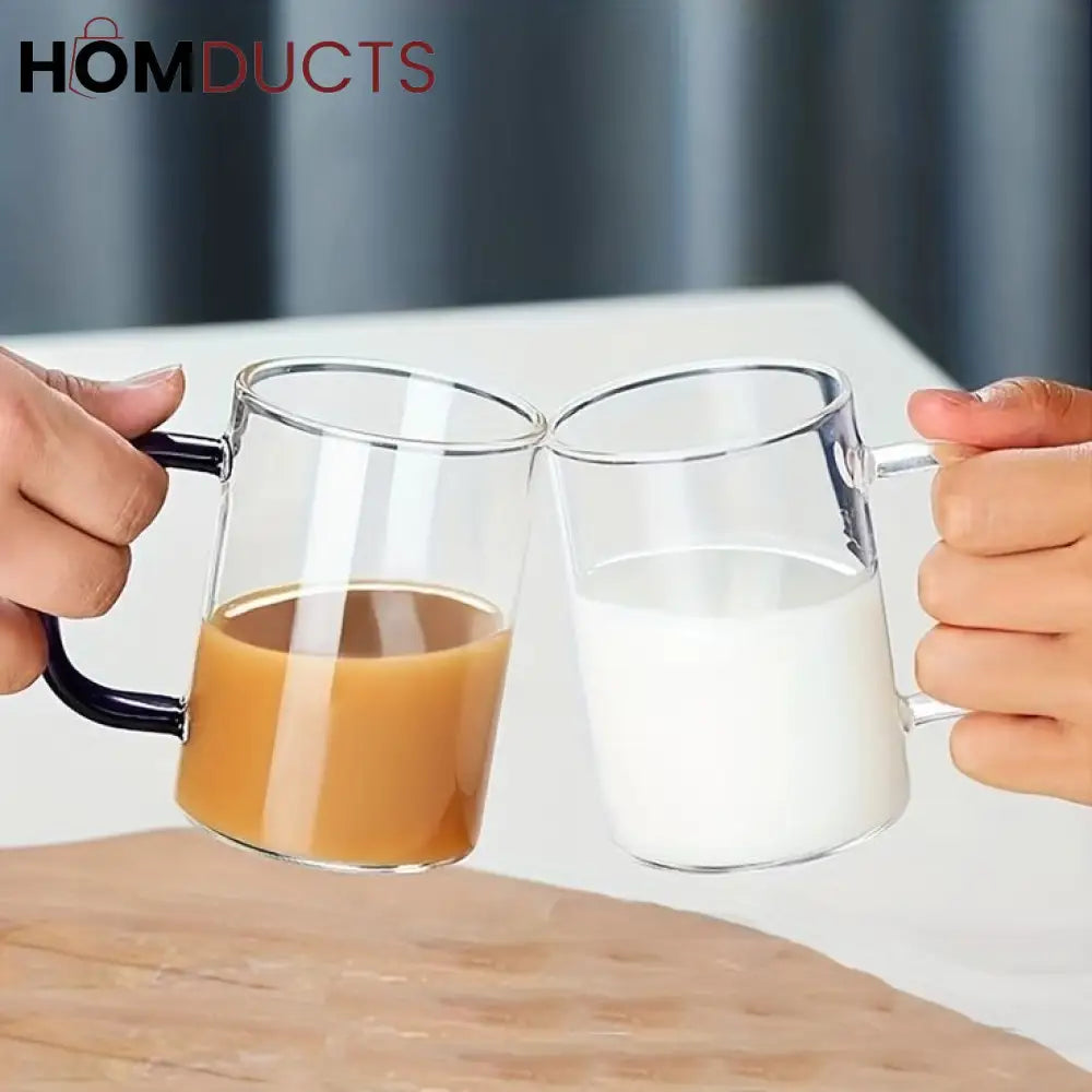 6Pcs Heat Resistant Borosilicate Glass Mug Set