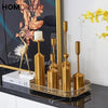 6Pcs Metal Candle Stand