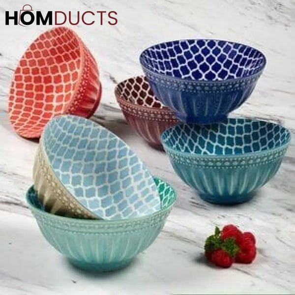 6Pcs Porcelain Bowl Set (Box Packing)