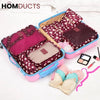 6Pcs Printed Travel Bag Set