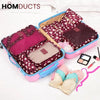 6Pcs Printed Travel Bag Set