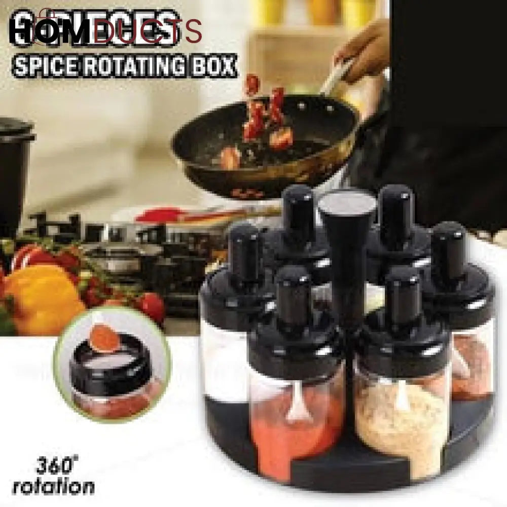 6Pcs Rotating Spice Set