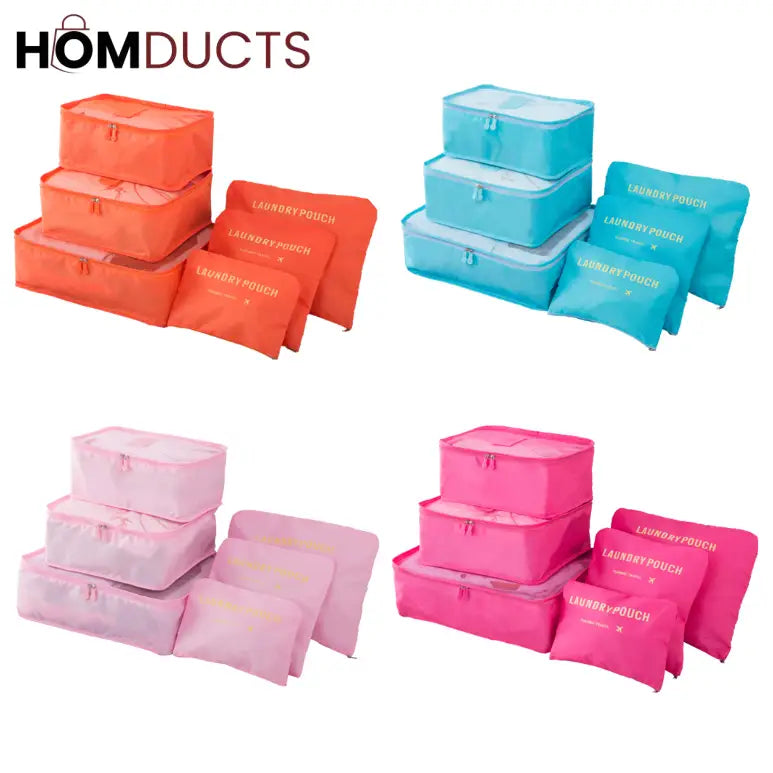 6Pcs Travel Bag Set