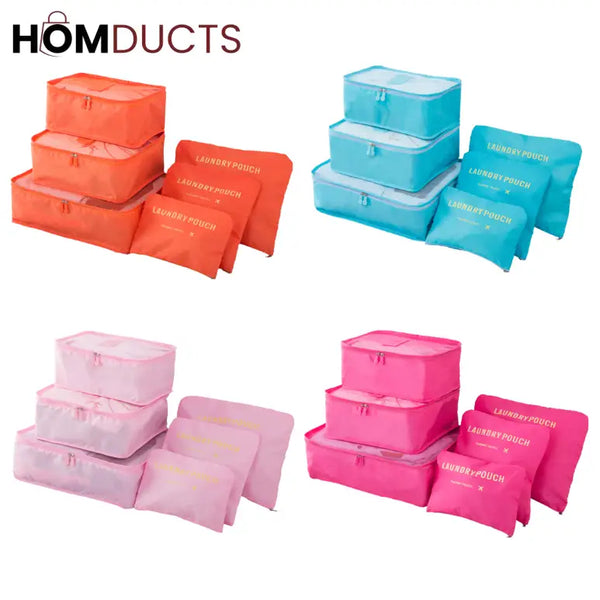 6Pcs Travel Bag Set