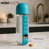 7 Day Pill Organizer Water Bottle – Premium Travel Friendly Hydration & Medicine Storage