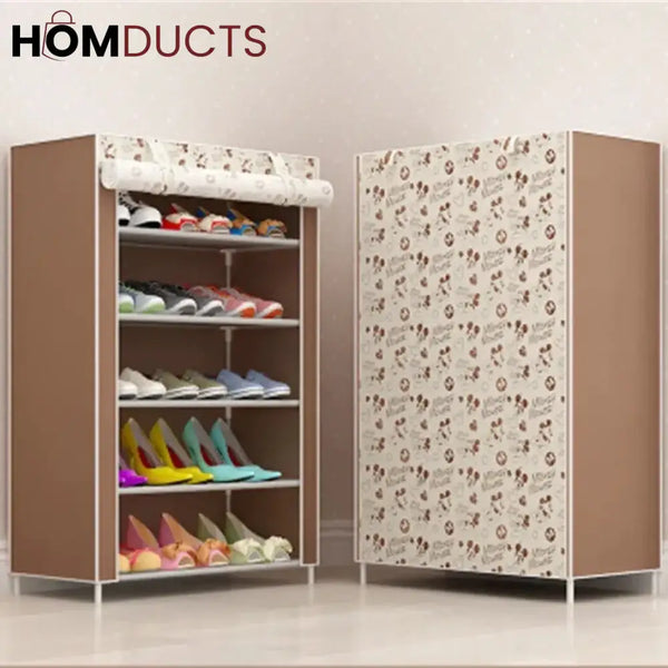 7 Layer Printed Shoe Rack