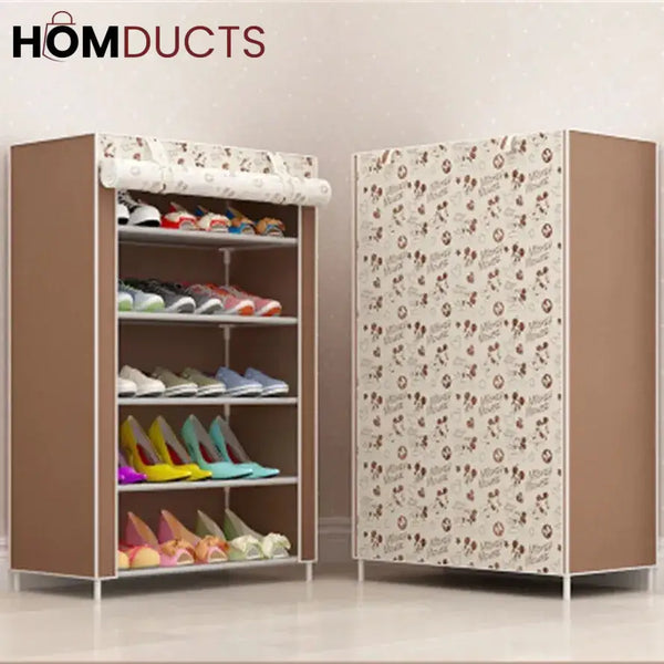 7 Layer Printed Shoe Rack