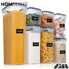7 Pcs Airtight Jar Set with 24 Chalkboard labels
