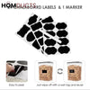 7 Pcs Airtight Jar Set with 24 Chalkboard labels