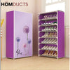 8 Layer Printed Shoe Rack