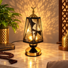 Gold Moroccan Dome Bukhur Lamp