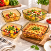 1.6L Square Heat-Resistant Glass Baking Dish