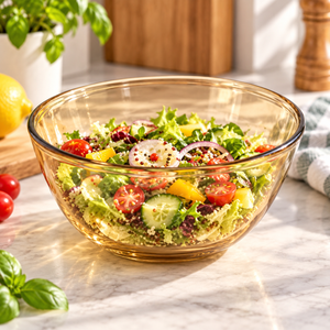 1L Heat-Resistant Glass Baking Bowl