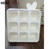 9 Grid Ice Cube Mold, Plastic Ice Cube Tray, Square Shape Ice Cube Tray