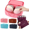 Travel Underwear and Bra Organizer Bag – Portable Lingerie Storage Pouch with Compartments for Socks, Panties, and Bras