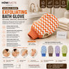 Double-Sided Exfoliating Bath Glove with Hand Grips – Body Scrubber Mitt