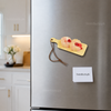 Artificial Dessert Fridge Magnet – Mini Wooden Board Decorative Refrigerator Magnet