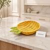 Pineapple-Shaped Wooden Serving Basket – Decorative Fruit & Snack Tray (28 × 17 × 5 cm)