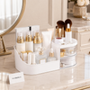 Premium Makeup & Cosmetic Organizer with 3 Transparent Drawers – White
