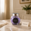 Premium Handmade Scented Candle Jar with Silver Lid – Long-Lasting Fragrance (1 Pc)