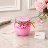 Handmade Scented Candle in Decorative Glass Jar – Long-Lasting Fragrance (Random Color)