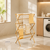 Foldable Multi-Tier Clothes Drying Rack – Portable Space-Saving Laundry Hanger Stand