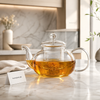 Premium Heat Resistant Borosilicate Glass Teapot with Infuser – 1000ml