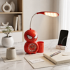 Cute Spider-Man LED Study Lamp with Alarm Clock & Pen Holder – Kids Desk Light