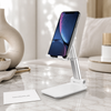 Adjustable Foldable Mobile Phone Stand – Height & Angle Adjustable Desktop Holder