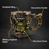 Military Army Relief Decorative Coffee Mug features