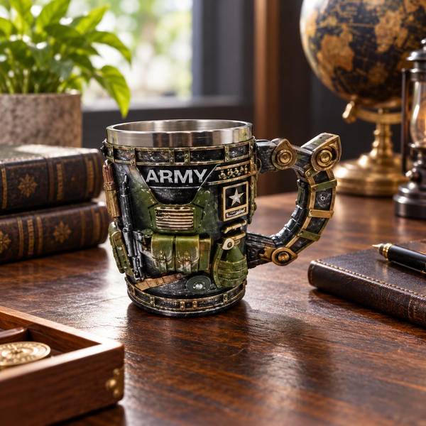 Military Army Relief Decorative Coffee Mug