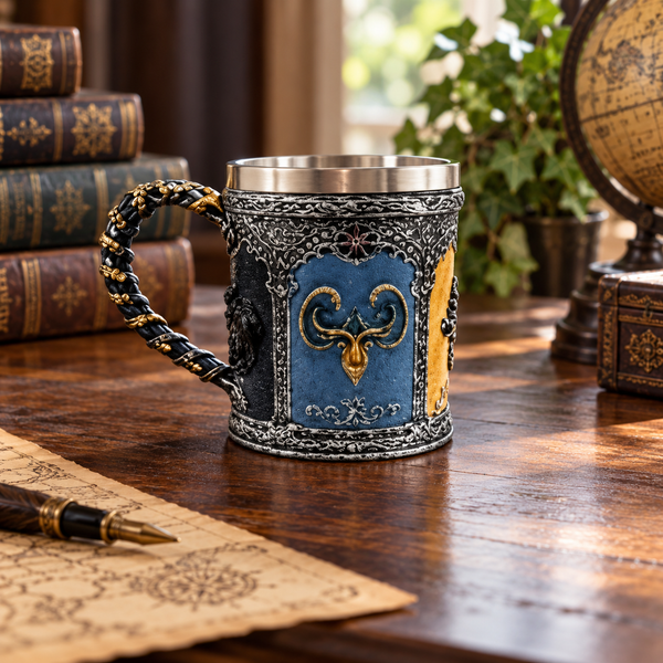 Fleur-de-Lis Shield Decorative Coffee Mug