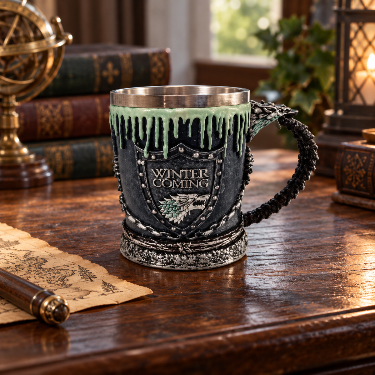 Wolf Emblem Decorative Coffee Mug