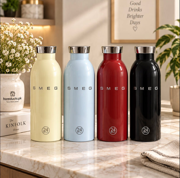 SMEG Insulated Stainless Steel Water Bottle – Premium Vacuum Flask