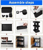 Premium Multi-Purpose 3 & 4 Tier Rolling Storage Organizer Rack for Bathroom, Kitchen, Laundry & Home Organization