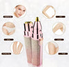 Rechargeable Rainbow Glitter Eyebrow Trimmer – USB Precision Hair Remover for Women
