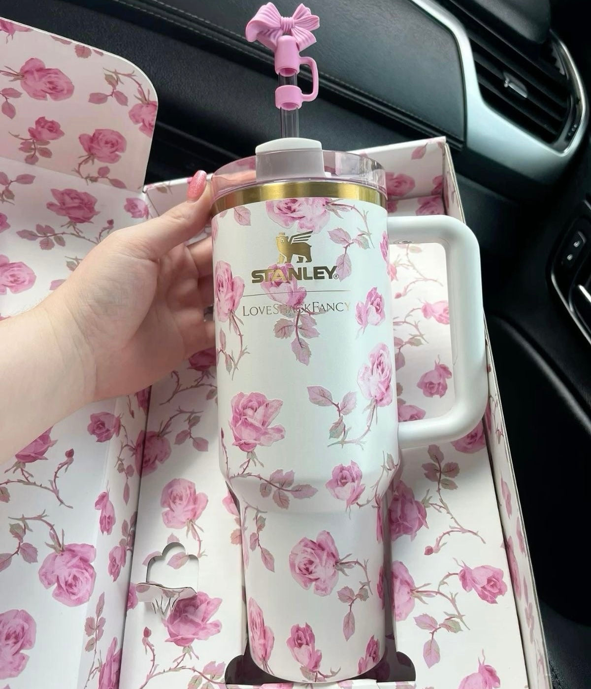 Stanley Love Shack Tumbler With Straw Cover And Gift Box Packing